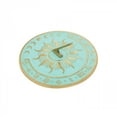 thumbnail image 6 of Solstice Garden Sundial Clock Solid Brass Verdigris Blue NESW Summer Vibes Curb Appeal 10 inch Diameter Renovators Supply, 6 of 6