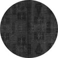 thumbnail image 1 of Ahgly Company Indoor Round Persian Gray Bohemian Area Rugs, 6' Round, 1 of 4