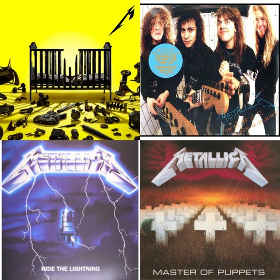 72 Seasons (2LP) & $5.98 Ep: Garage Days Re-Revisited (Remastered) & Ride The Lightning (180G) & Master Of Puppets (Remastered)