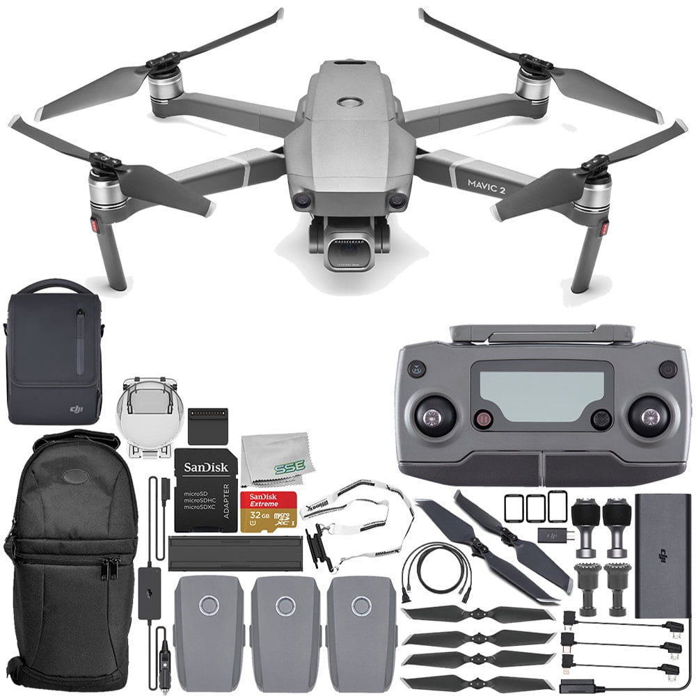 DJI Mavic 2 Pro Drone Quadcopter with Hasselblad Camera CMOS Sensor with Fly More Kit Combo Backpacker -