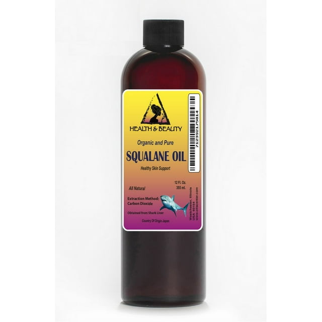 Huile de Squalane Dérivée de Requin par h&b oils center Naturelle pure 24 oz