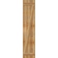 thumbnail image 5 of 16 1/8"W X 76"H Timbercraft Three 5 3/8" Boards Joined Board-N-Batten Shutters W/Z-Bar, Rough Sawn Western Red Cedar (Per Pair), 5 of 13