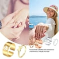 thumbnail image 4 of Anillos De Pareja De Amantes De La Mariposa A Juego, Anillos De Promesa De Compromiso Geométricos De Aleación Para Hombres Y Mujeres, Regalo De Cumpleaños De Aniversario 1 Par matsuzay AP007021-02, 4 of 6