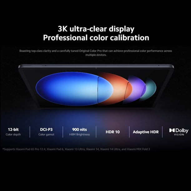 Xiaomi Pad 6S PRO 12.4 in WiFi-ONLY Version (No SIM) 144Hz