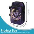 thumbnail image 7 of COEQINE Cute Crutch Bag Mobility Aid Bag Purple Butterfly Moon Marble Forearm Crutch Bag Pouch, Walking Stick Accessories, Lightweight, for Elbow Crutches, for Men Women, 7 of 7