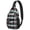 Penguin Sling, variant on Sparkly Unicorn Rainbow Sling Backpack for Women Women, Cute Cartoon Travel Bag with Galaxy Stars and Mystical Fantasy Scene