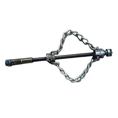 Heavy Duty Flexible Drain Cleaning Chain Tool Ergonomic Handle for Clogged Pipe