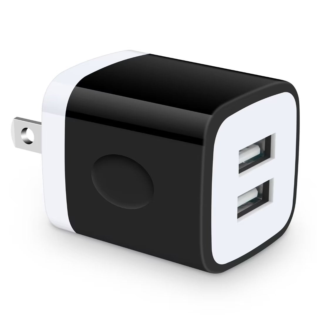 Charger Block,USB Wall Charger Adapter,AILKIN 2.1A Dual Port Fast Charging Station Plug Charger