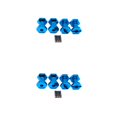thumbnail image 4 of Tholdsy Adaptador de cubo hexagonal de rueda de 12 mm para 1/12 ECX RGT136100 apto para 1/12 ECX RGT136100 con rueda hexagonal de 12 mm azul azul 2Conjunto, 4 of 6