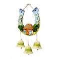 thumbnail image 2 of STPgoods Horseshoe for Good Luck Ceramic Hanging Wall Decoration 5.5x5.9" (14x15 cm) Handmade Wall Charm Outdoor Indoor Home Decor, 2 of 5