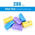 thumbnail image 4 of Dergik Large Adult Diaper Disposal Bags (18’’x23’’), 288 Pcs Value Pack, Scented, Elderly Waste Disposable Bags, Baby Dirty Poop Trash, Sanitary Product Disposal, Colorful, 4 of 6