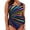 Noir, variante sur HAWEE Maillot de Bain une Pièce pour Femme, Imprimé à Rayures Dispersées, Maillots de Bain Grande Taille, Monokinis, Taille g-5TG