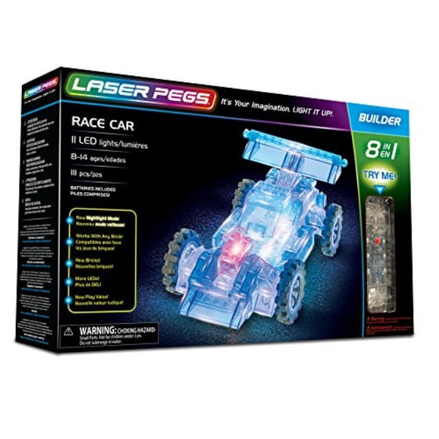 Race Car 8 in 1 Building Set Laser Pegs LED Lights Imagination Racing CHOP for sale online 