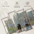 thumbnail image 6 of Elephant Stock An Evening Out Blue Wall Art - Horizontal Multi Panel Canvas - Living Room Wall Decor - City Multi Panel - Blue And Green Decor By Julia Purinton - 75" x 48", 6 of 8