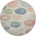 thumbnail image 2 of Addison Rugs Mayfield Premium Machine Washable Transitional Geometric Ivory Round Rug, 8' x 8', 2 of 6