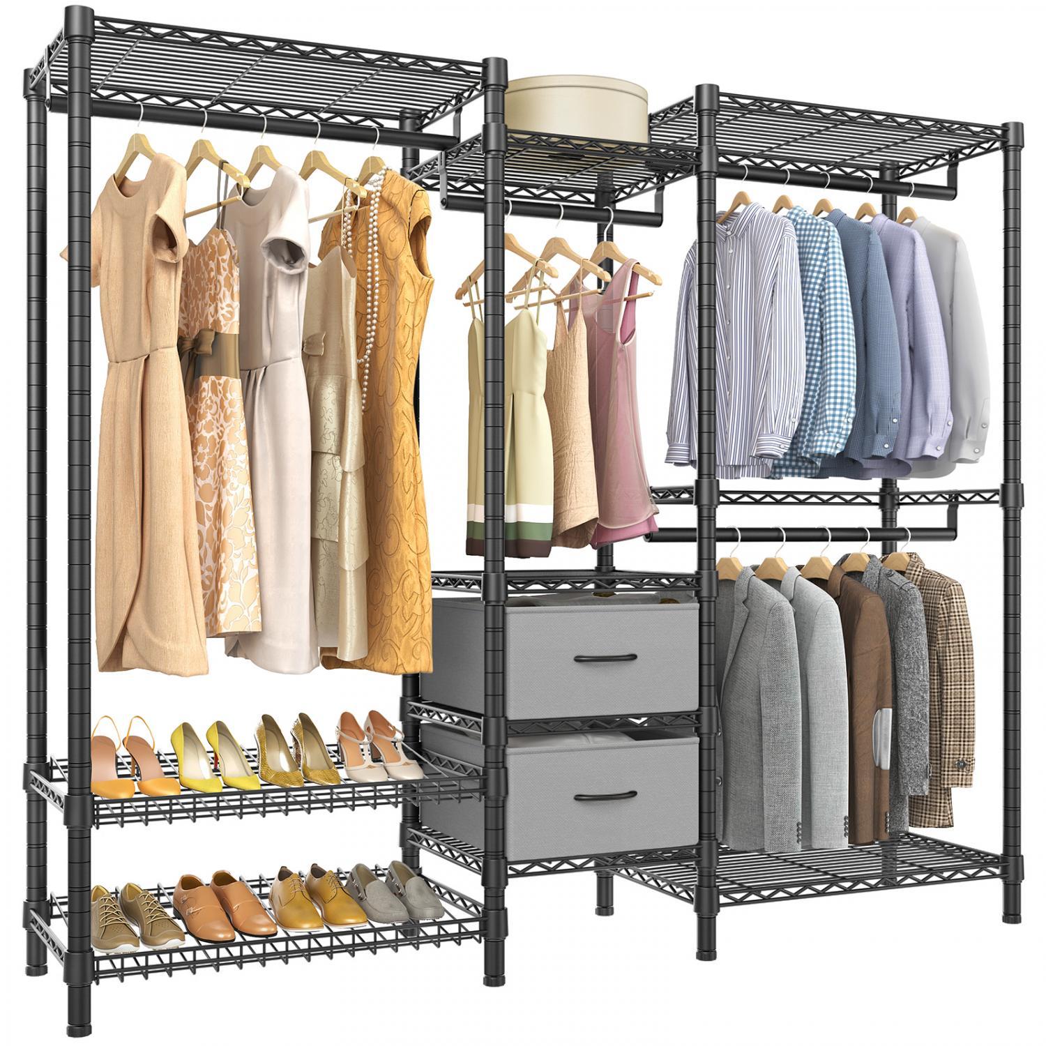 VIPEK V8i Portable Closets 5 Tiers Adjustable Clothes Rack Metal
