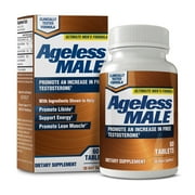 Ageless Male Free Testosterone Booster Capsules, 60 Count