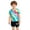 1-Black29, variant on Girls Summer Casual Outfits Cute Cat Short Sleeve T-Shirt Shorts Set, Sizes 1-6