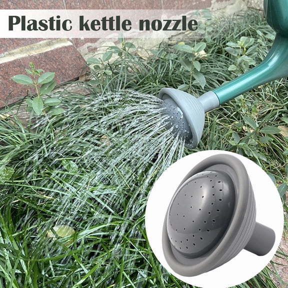 QHUDLV Watering Can Rose Head Replacement, Universal Plastic Spray Nozzle for Indoor & Outdoor Plants, Leak-Proof Shower Design, Fits Most Watering
