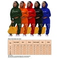 thumbnail image 6 of Fangasis Women Jogger Set Drawstring Two Piece Outfit Long Sleeve Sweatsuits Ladies Loungewear Lounge Sets Athletic Gym Hooded Sweatshirts And Sweatpants Red M, 6 of 6