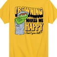 thumbnail image 3 of Sesame Street - Frowning Makes Me Happy - Toddler and Youth Short Sleeve Graphic T-Shirt, 3 of 5