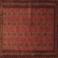 thumbnail image 1 of Ahgly Company Indoor Square Southwestern Brown Country Area Rugs, 3' Square, 1 of 4