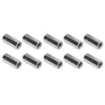 thumbnail image 4 of Rod Coupling Nuts, Round Coupling Nut L25mm Stainless Steel 10 Pcs  For Replacement, 4 of 8