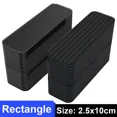 thumbnail image 1 of Carpet Fixing Stickers Double Sided Self-Adhesive Non-slip Sticker Car Floor Mat Fixed Patches Universal Adhesive Fastener Tapes Black-Rectangle-B 20pairs (40pcs), 1 of 6
