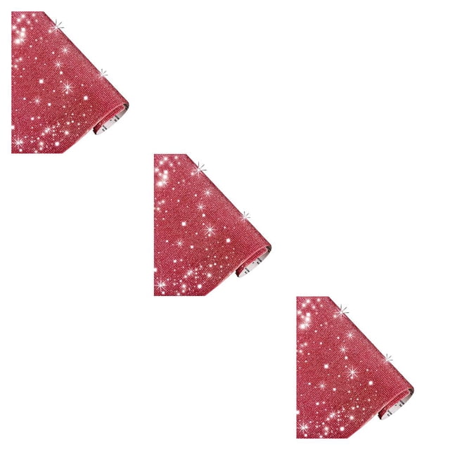 Speravity Hojas de diamantes de imitación con adhesivo de buena artesanía, suministros decorativos, decoraciones de coche para teléfono rojo (12*20CM) Type1 NO1 Speravity CBP224047
