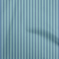 thumbnail image 1 of oneOone Silk Tabby Medium Blue Fabric Stripes Diy Clothing Quilting Fabric Print Fabric By Yard 42 Inch Wide, 1 of 1