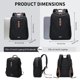 thumbnail image 5 of Mochila GOLF SUPAGS portátil de 16 pulgadas para mujer, color negro, 5 of 9