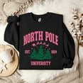 thumbnail image 3 of North Pole University Pink Trees | Sweatshirt, 3 of 4