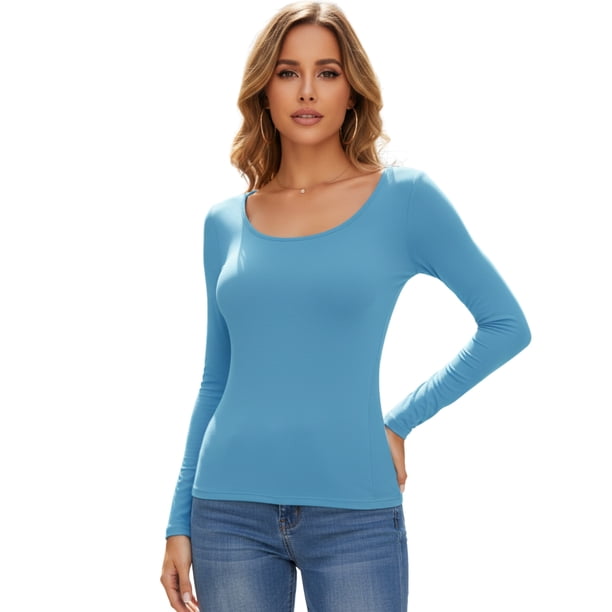 Blusas Mujer Manga Larga Interior Térmico Invierno Dama UNITALLA