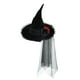 thumbnail image 2 of Halloween Witch Mask With Hat Long Hair Grimace Mask Scary Dance Props, 2 of 9