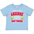 thumbnail image 3 of Inktastic That's My Awesome Sister out There with Softballs Boys or Girls Baby T-Shirt, 3 of 5