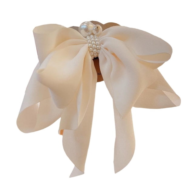 Korean Style Bow Hair Clip Ribbon Hair Clip Hair Accessories Exquisite Color Design Suitable
