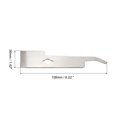 thumbnail image 2 of Uxcell Stainless Steel Beehive Scraper Tools, 158mm J-Hook Flat Beehive Frame Lifter, 2 of 4