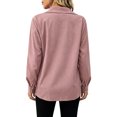 thumbnail image 3 of Womens Corduroy Shackets Jacket Plus Size Long Sleeve Button Down Retro Shirts Blouses Tops With Chest Pocket M, 3 of 4