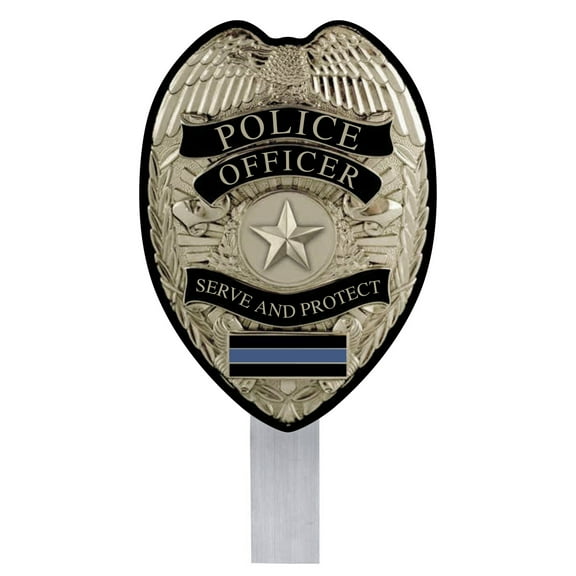 Police Grave Flag Holder