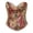 Wine, variant on Sweat Waist Trainer for Women - Buckle Shaping Short Fishbone Waist Tube - Belly Gathering Breast Support Body Shaper,Mint Green M