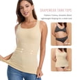 thumbnail image 3 of MISS MOLY Shapewear Camisoles for Women Padded Tummy Control Tank Tops Square Neck Yoga Tops, 3 of 5