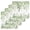 Sage Green White, variant on Blue Green Eucalyptus Leaves Kitchen Dish Towels for Drying Dishes Set of 2, Spring Summer Botanical Waffle Weave Microfiber Hand Tea Bathroom Towels Quick Dry & Absorbent Towel 15.7x23.6