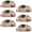Multicolored 2, variant on PhooArto 6 Pcs Cup Drawer Pulls, Cute Pug Dog and Pink Donuts Shell Shape Handles Cabinet Knobs for Dresser Cupboard Closet Wardrobe with Screws