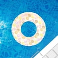 thumbnail image 1 of Ethern Swimming Ring Holiday Outdoor River Party Summer Raft Inflatable Pool Floats Yellow, 1 of 9