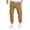 Camel, variant on Men's Multi-Pocket Fleece-Lined Cargo Pants Relaxed Fit for Casual Outdoor Activities Warm Comfortable Workout Joggers Men's Trousers,Red 3XL