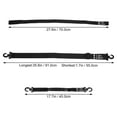 thumbnail image 2 of KONTONTY 3 Pcs Snowboard Boot Strap Nylon Black Secure Boots Outdoor Activities, 2 of 8