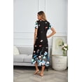 thumbnail image 5 of Ekouaer Moomoo Nightgownsfor Women House Dress Long Nightgown Flora Print Mumus Dress, 5 of 6