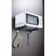 thumbnail image 2 of Black microwave oven shelf, stainless steel microwave oven shelf, fits all microwave ovens, max weight 50 kg, 2 of 5