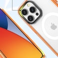 thumbnail image 4 of TECH CIRCLE Clear Case For iPhone 15 Pro with MagSafe,Slim Thin Shockproof Silicone Bumper Military Grade Drop Protection Magnetic Crystal Phone Case for Apple iPhone 15 Pro 6.1" 2023,Black, 4 of 8
