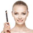 thumbnail image 5 of Angled Flat Concealer Brush Under Eye Concealer Nose Contour Brush for Bronzer Liquid Foundation Cream Cosmetic Press Powder Concealer Palette Blending Buffing Stippling Brush Small, 5 of 5